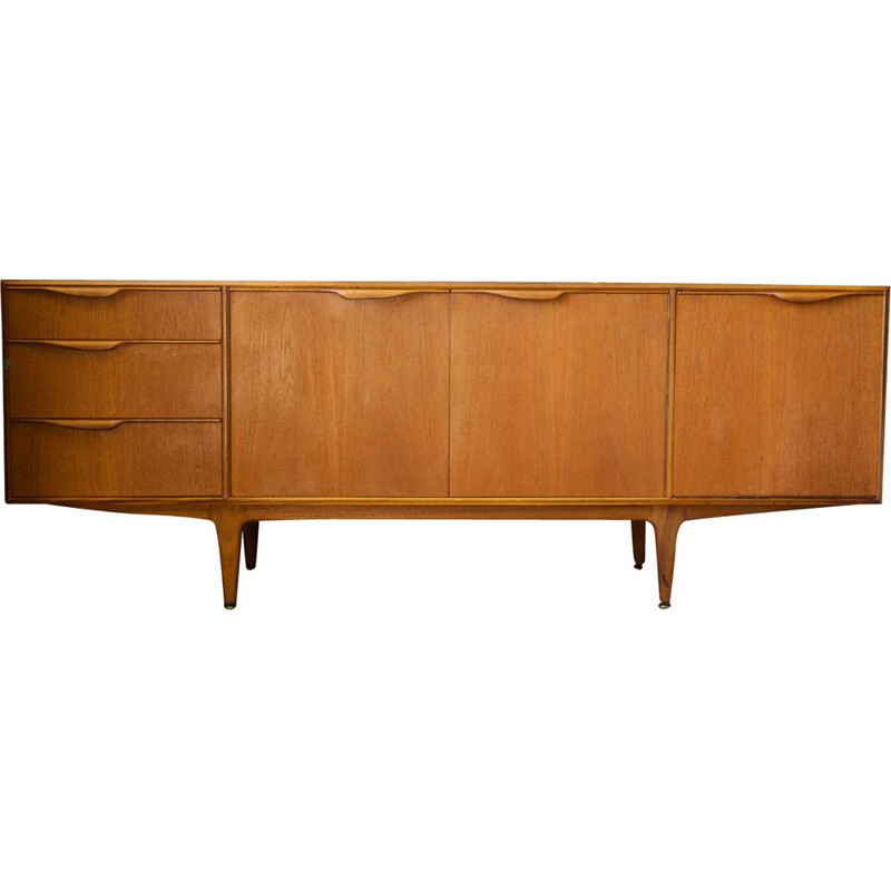 Mid century teak sideboard brass features by McIntosh, Denmark 1960s