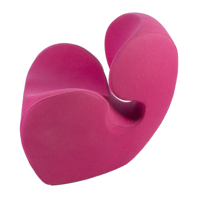 Cadeira de braços rosa vintage de Ron Arad para Moroso