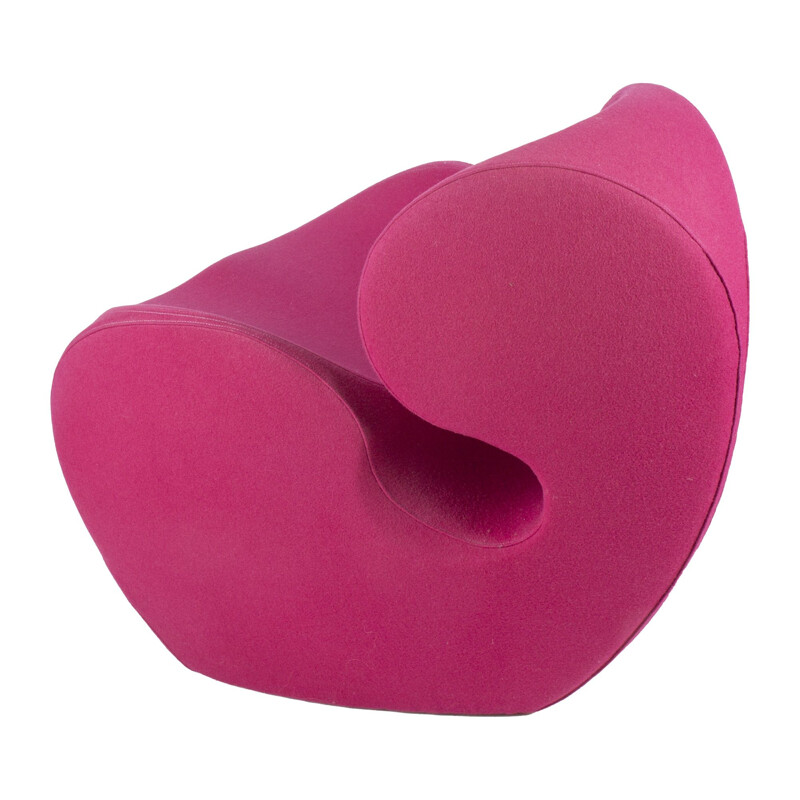 Vintage pink armchair by Ron Arad for Moroso