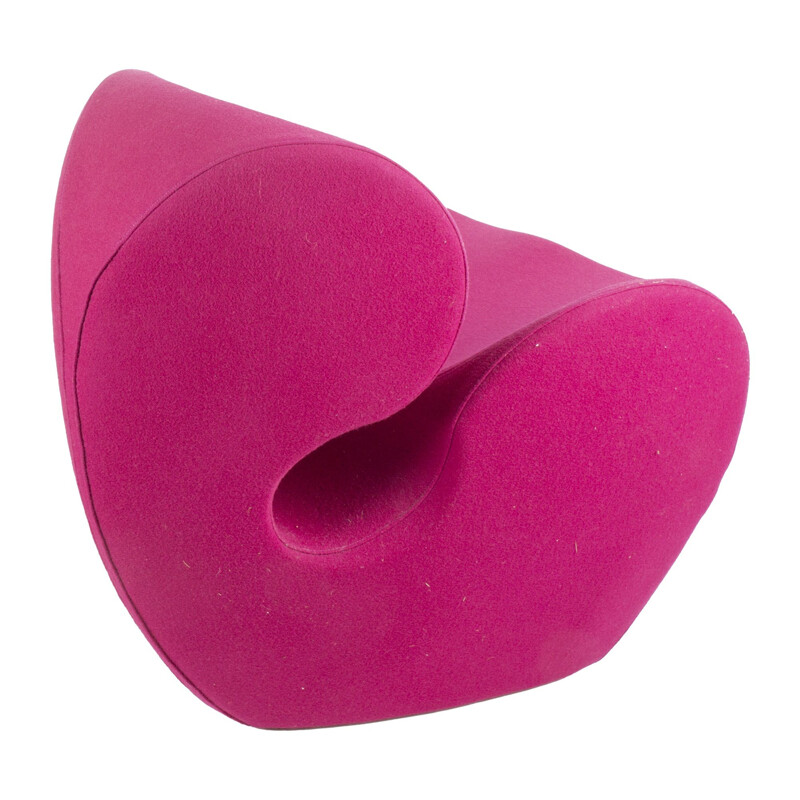 Roze vintage fauteuil van Ron Arad voor Moroso