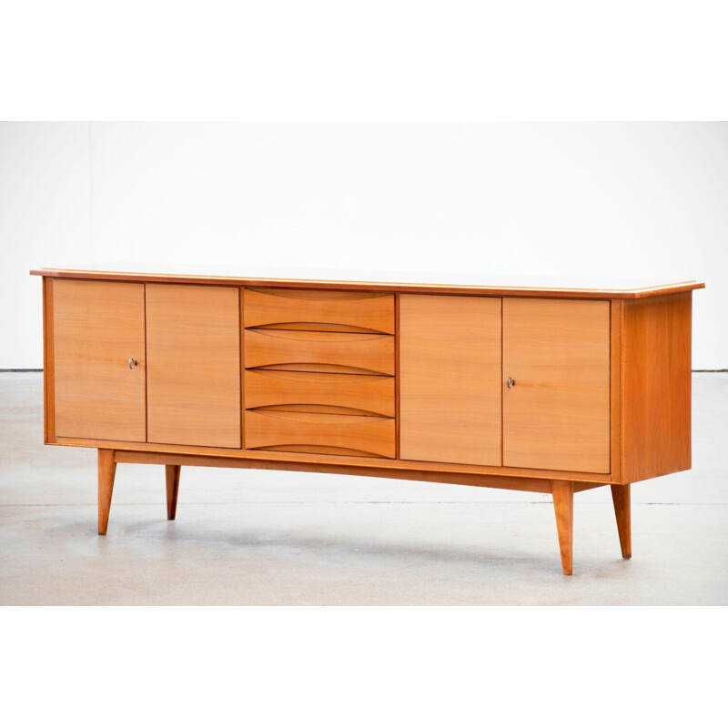 Enfilade scandinave vintage en teck, 1960