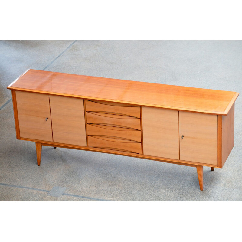 Enfilade scandinave vintage en teck, 1960