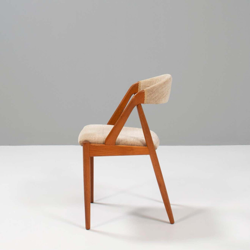 Conjunto de 6 cadeiras vintage modelo 31 de Kai Kristiansen para Schou Andersen, 1960