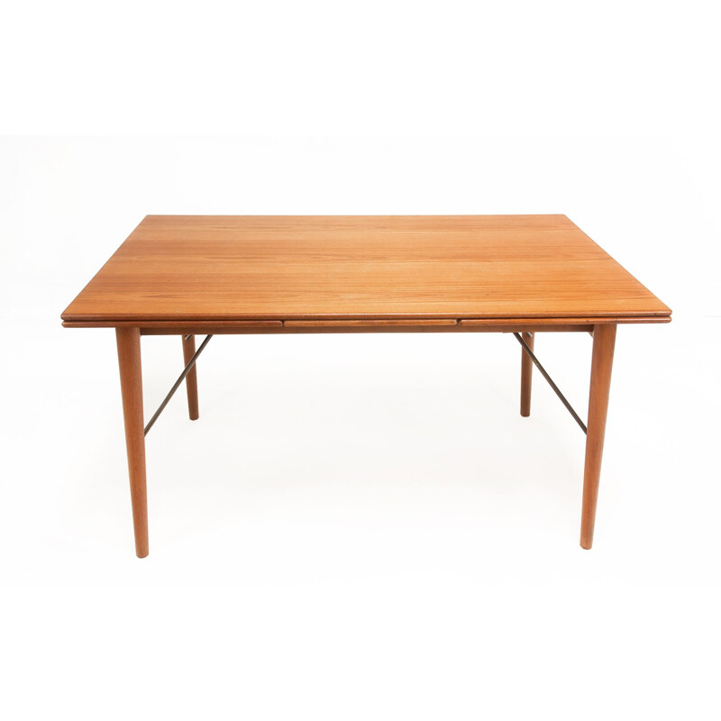 Table vintage en laiton de Peter Hvidt et Orla Molgaard Nielsen pour Soborg Mobelfabrik, Danemark 1960