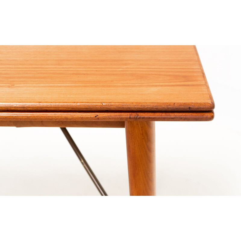 Table vintage en laiton de Peter Hvidt et Orla Molgaard Nielsen pour Soborg Mobelfabrik, Danemark 1960