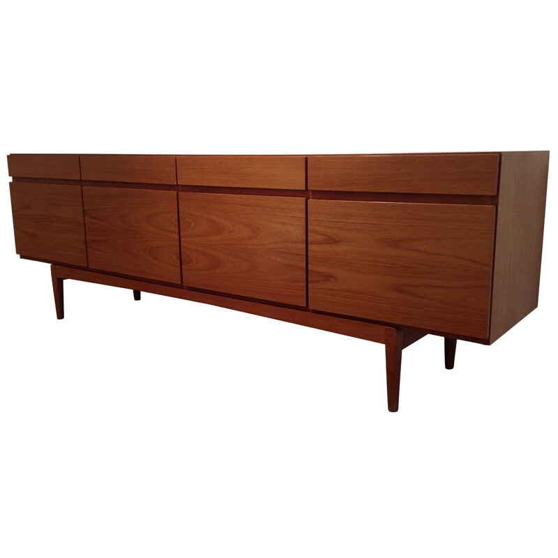 Scandinavian teak sideboard, Ib KOFOD LARSEN - 1960s