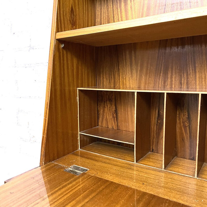 Mid century teak secretaire, Spain 1960s