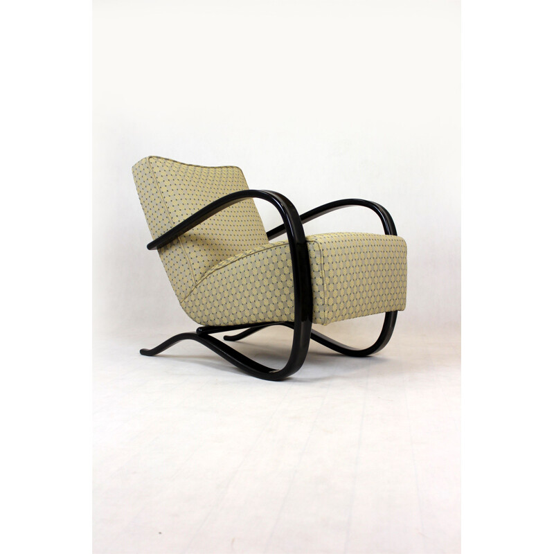 Model H-269 vintage armchair by Jindřich Halabala for UP Závody, Czechoslovakia 1930s