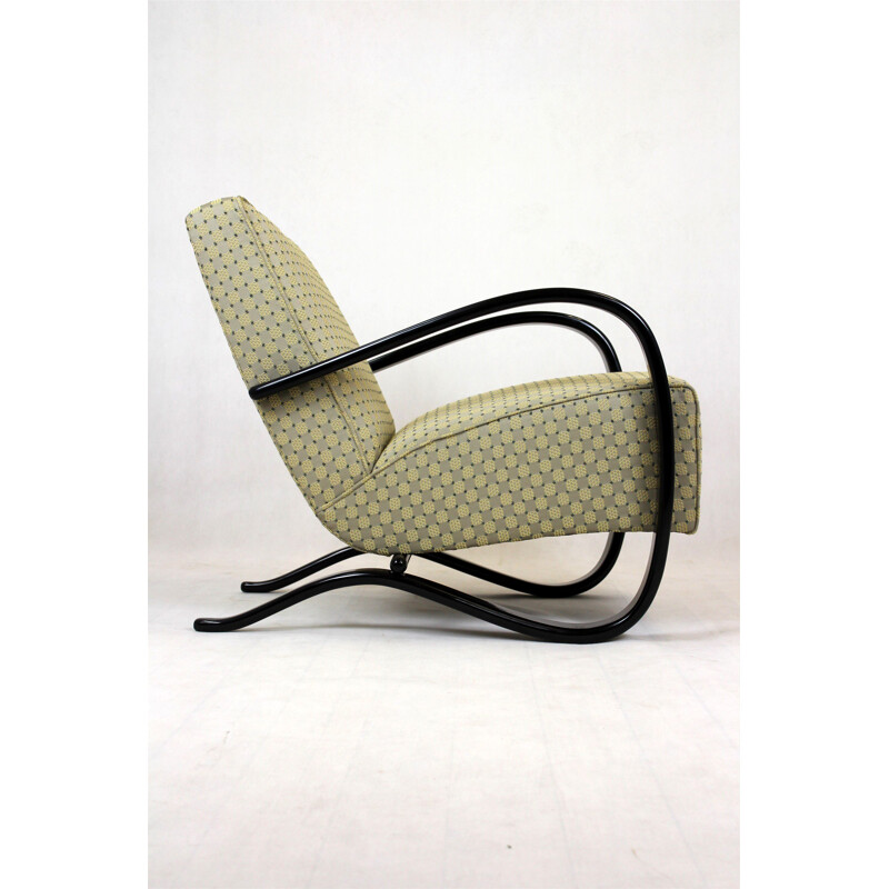 Model H-269 vintage armchair by Jindřich Halabala for UP Závody, Czechoslovakia 1930s