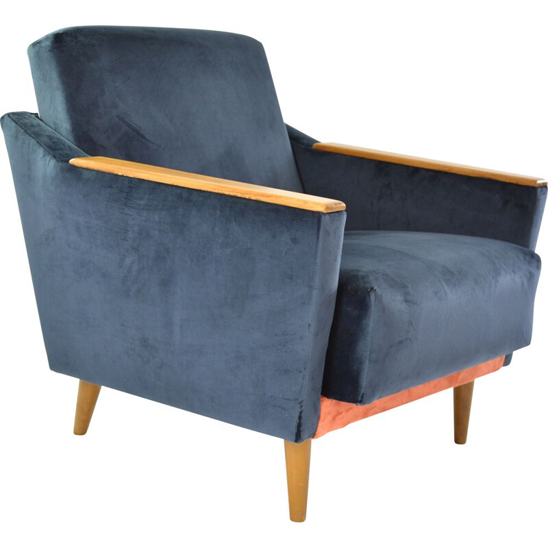 Vintage cube armchair, Germany 1960s