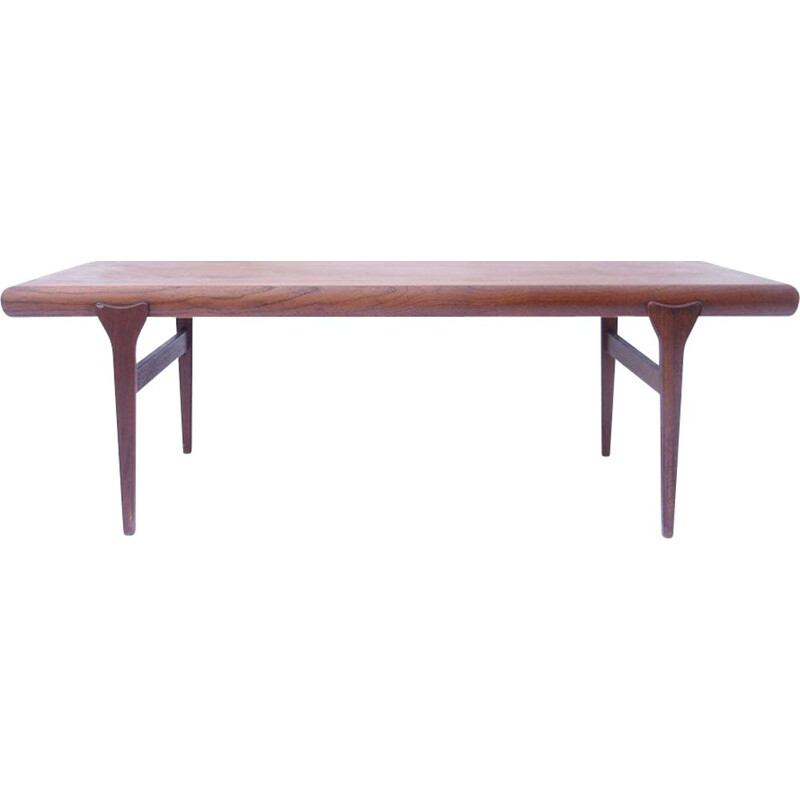 Scandinavian vintage teak coffee table by Johannes Andersen, Denmark 1960s