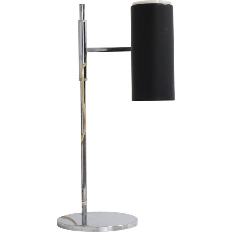 Vintage black lacquered metal desk lamp by Cosack, Germany 1960s