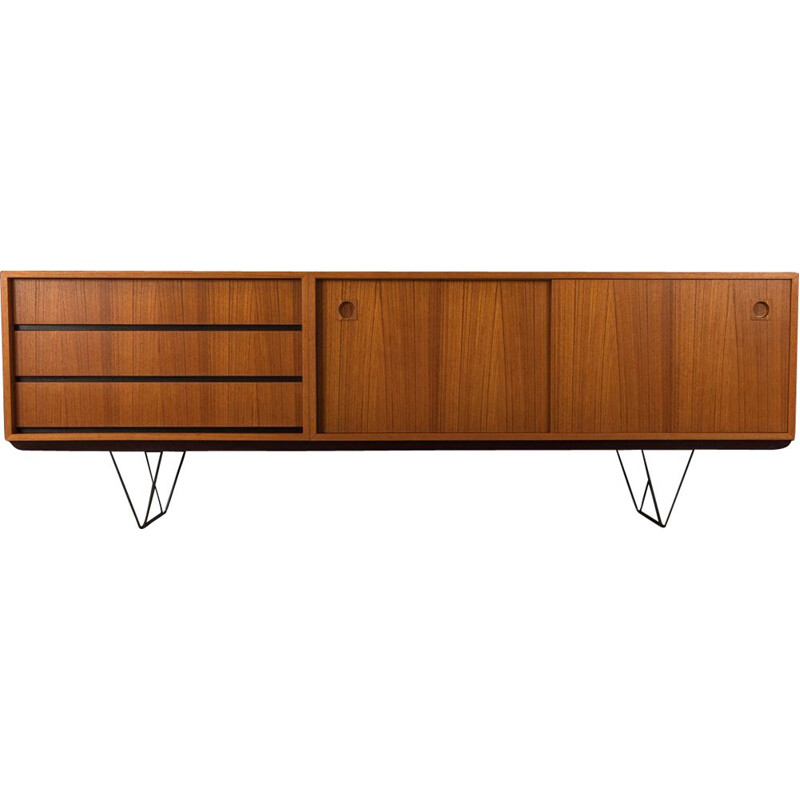 Vintage teak veneer sideboard by Oldenburger Möbelwerkstätten, Germany 1950s