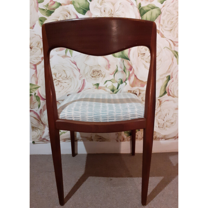 Set of 4 vintage scandinavian chairs, Denmark 1960s