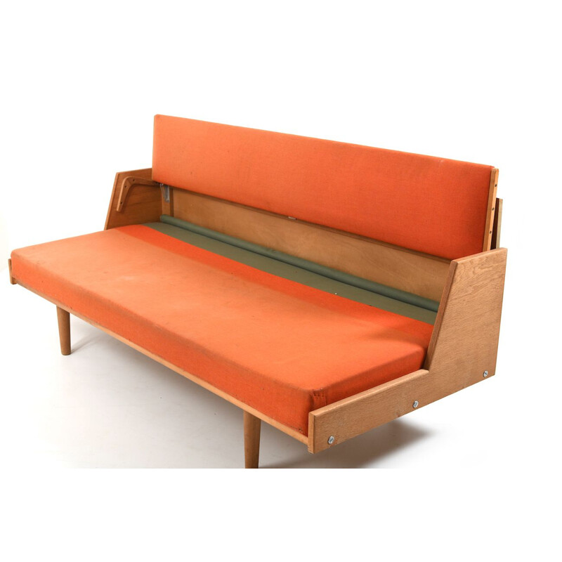 Mid century early daybed GE-258 in oak by Hans J. Wegner for Getama, 1954s