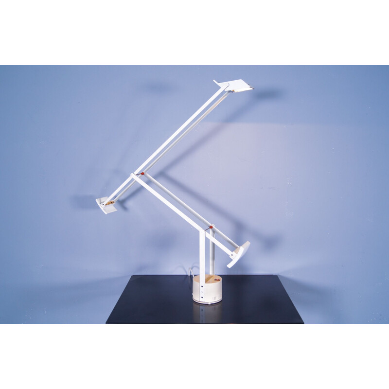 Mid century white desk lamp Tizio by Richard Sapper for Artemide, 1972s