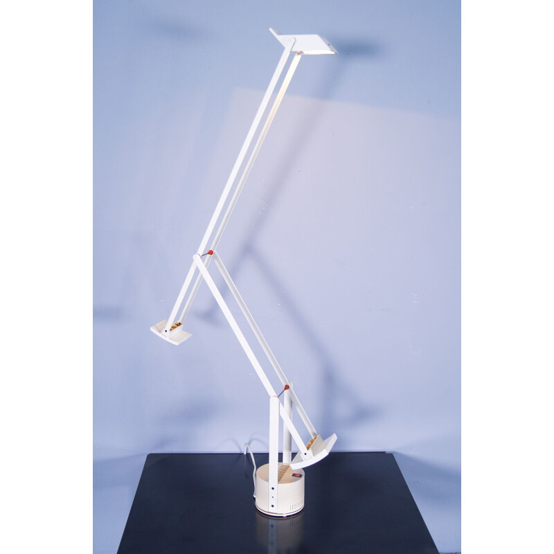 Mid century white desk lamp Tizio by Richard Sapper for Artemide, 1972s