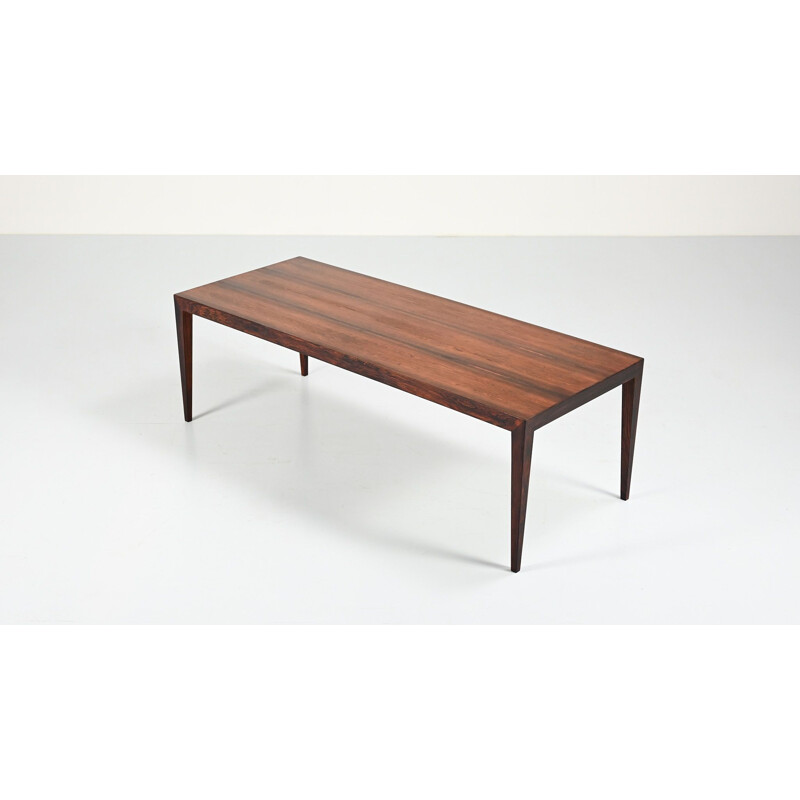 Scandinavian vintage coffee table by Severin Hansen Jr for Haslev, Denmark 1960s