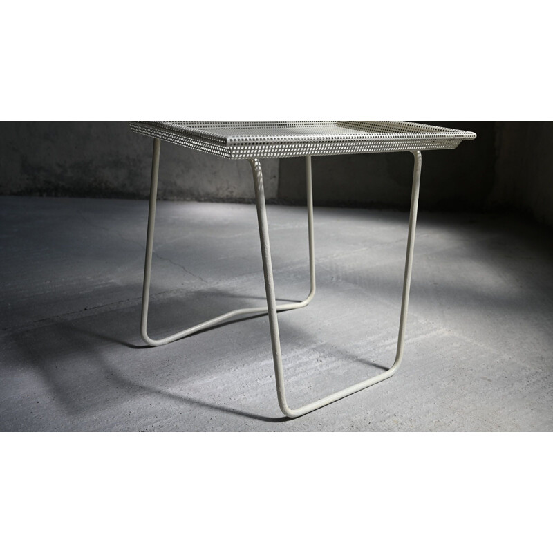 Vintage two-tier side table by Mathieu Matégot, 1953s