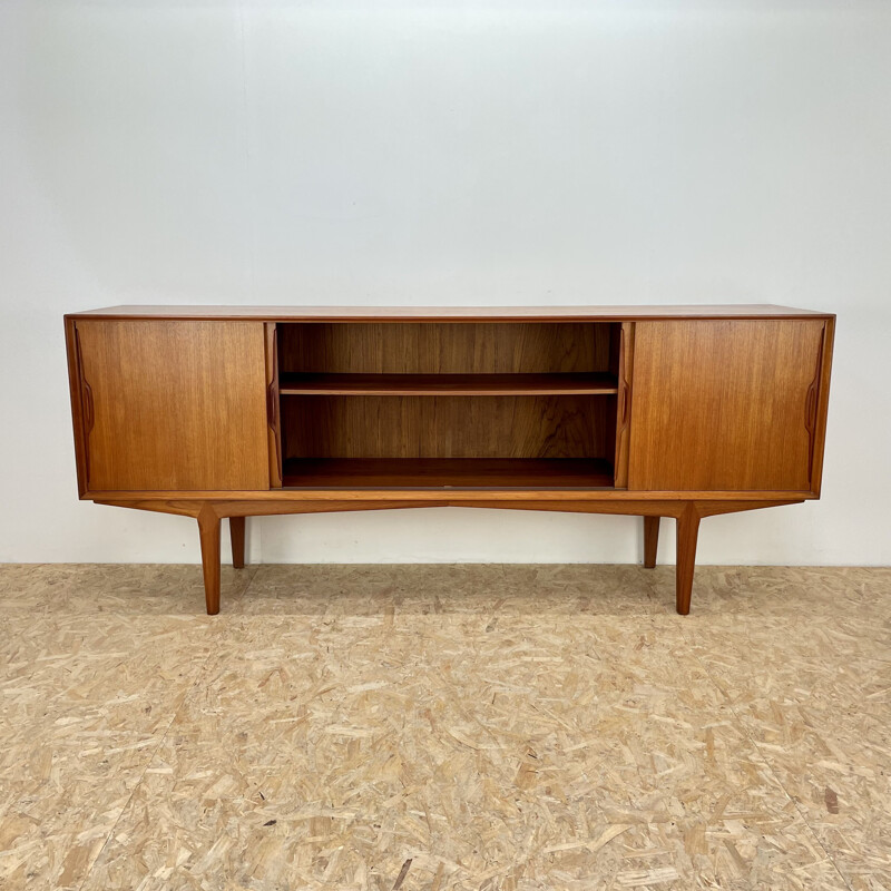 Teak vintage sideboard by Knud Nielsen for Losning Mobelfabrik, Denmark 1960s