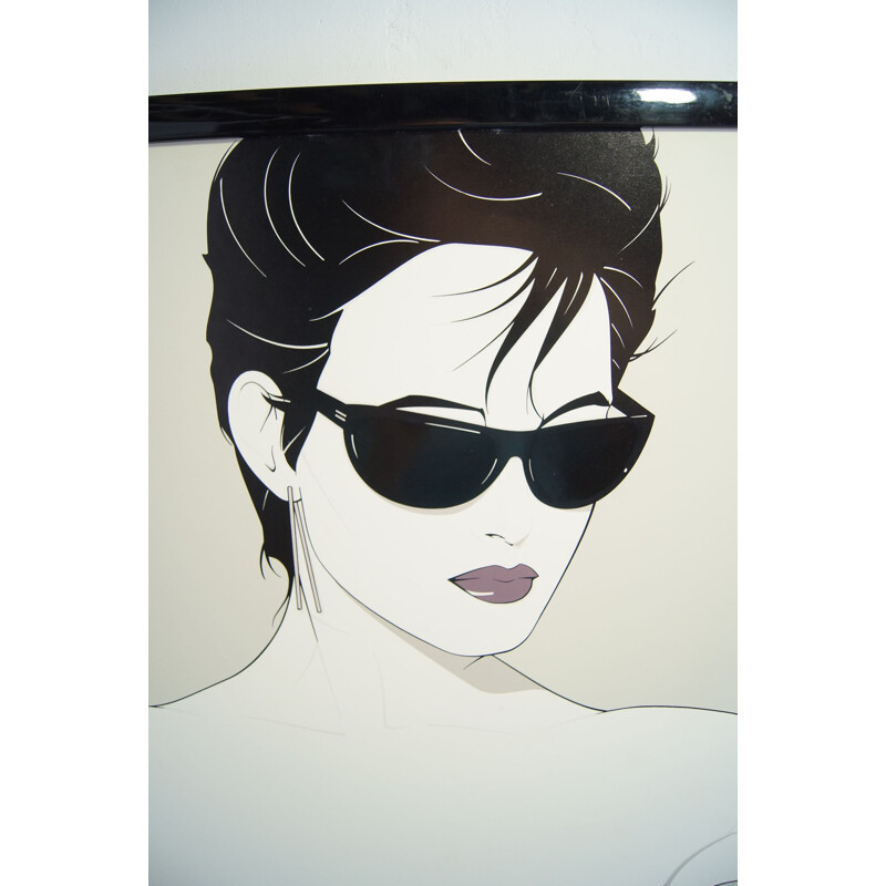 Cartaz Vintage óculos de sol de Patrick Nagel, 1983