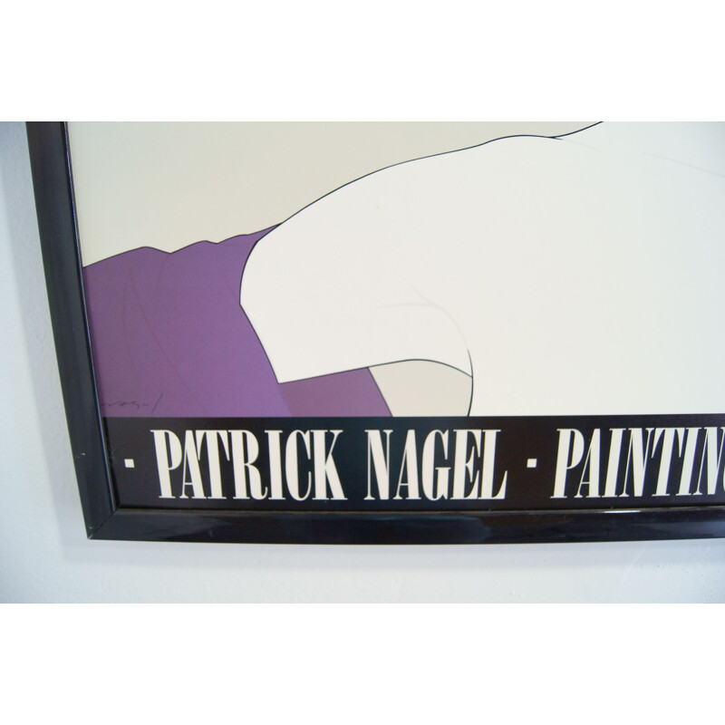 Cartaz Vintage óculos de sol de Patrick Nagel, 1983