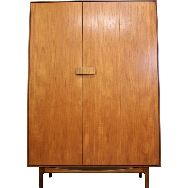 Mid century teak wardrobe by Ib Kofod Larsen for G-Plan, United Kingdom 1960s