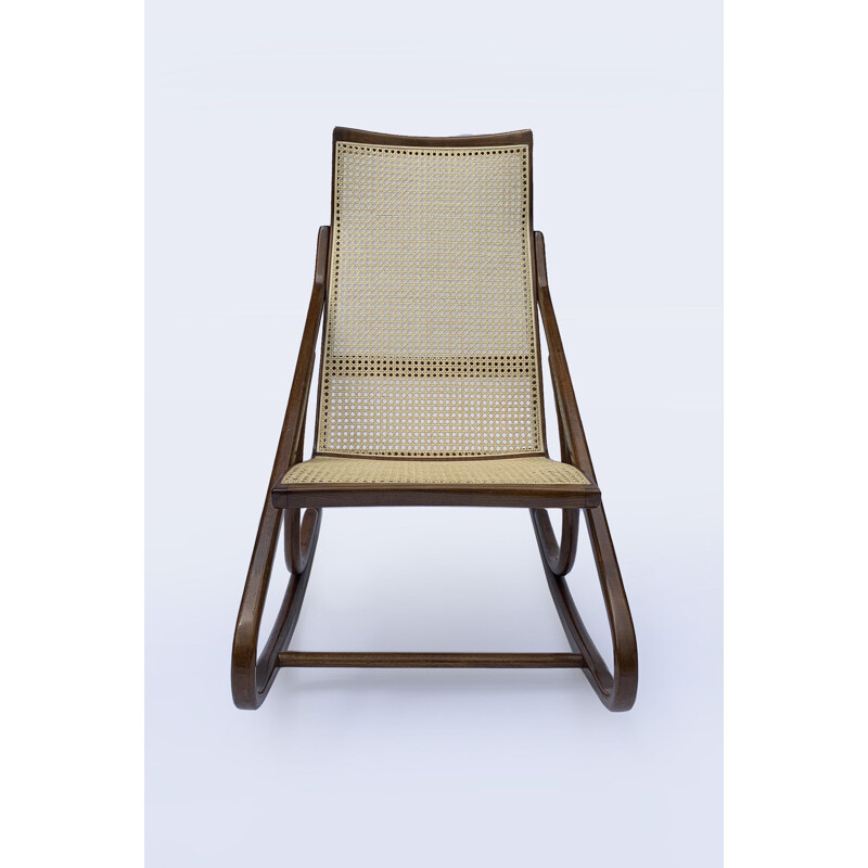 Vintage rocking chair by Ton for Antonin Suman, 1960