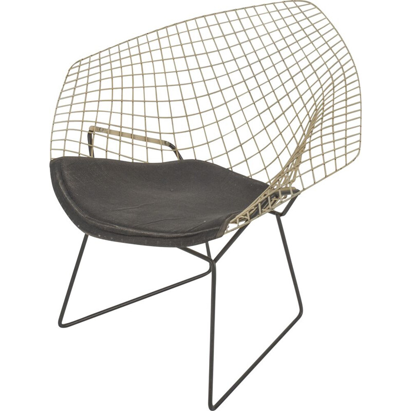 Vintage 421 diamond armchair by Harry Bertoia for Knoll International