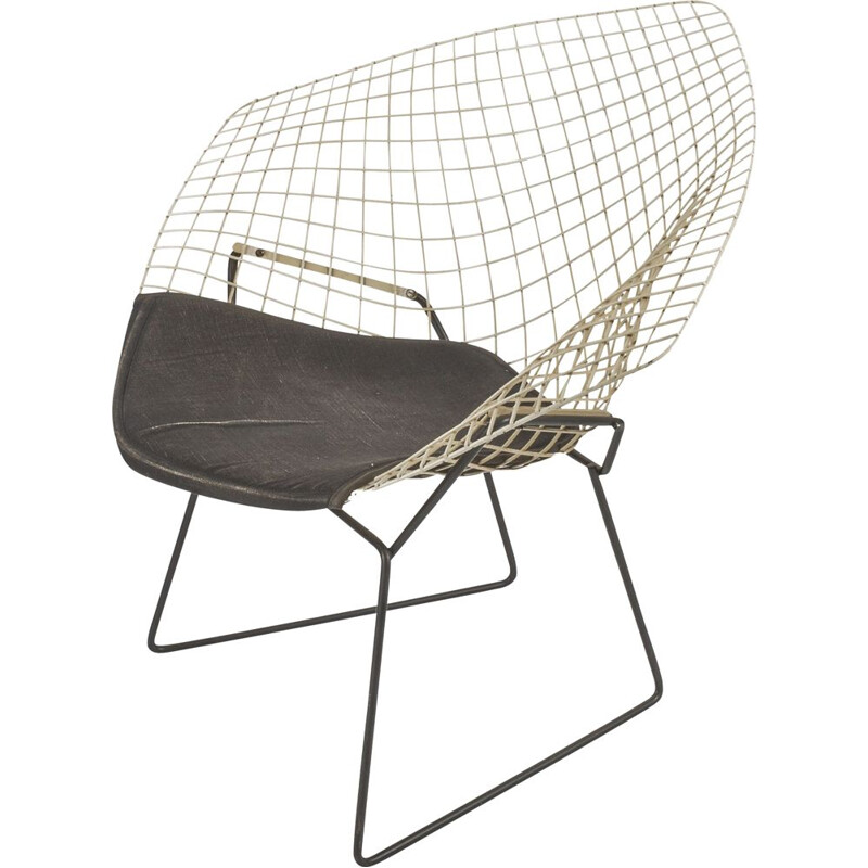 Mid century 421 diamond armchair by Harry Bertoia for Knoll International