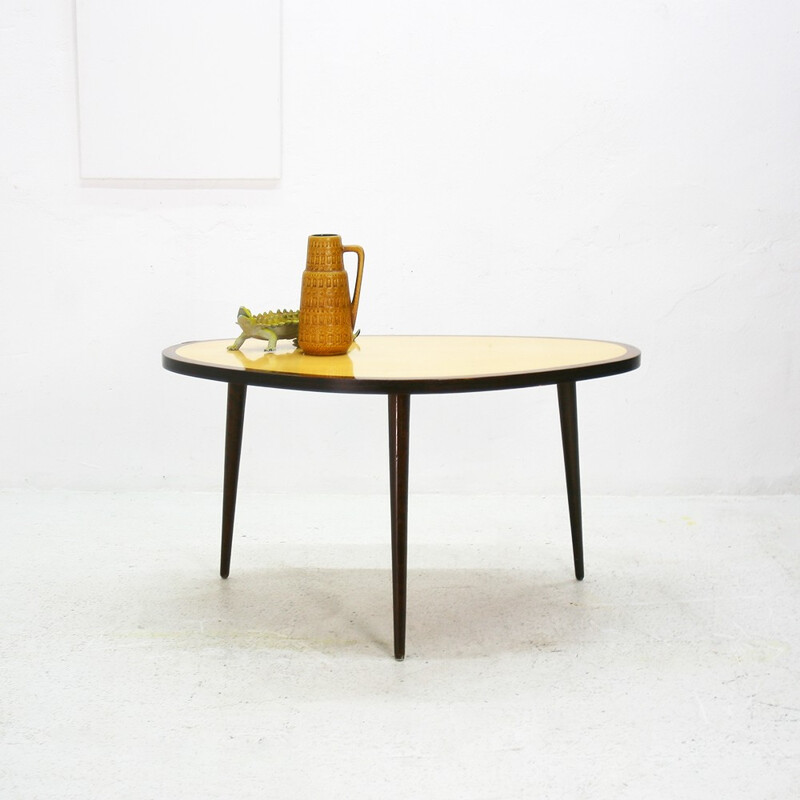 Side table in maple and beech wood - 1950s