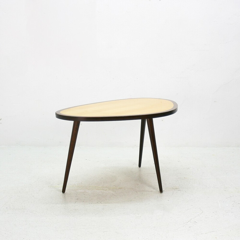 Side table in maple and beech wood - 1950s