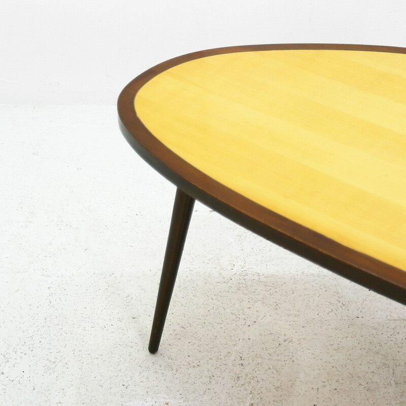 Side table in maple and beech wood - 1950s