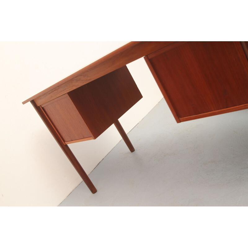 Vintage teak desk by Per Buhl Jörgensen, Denmark 1960s