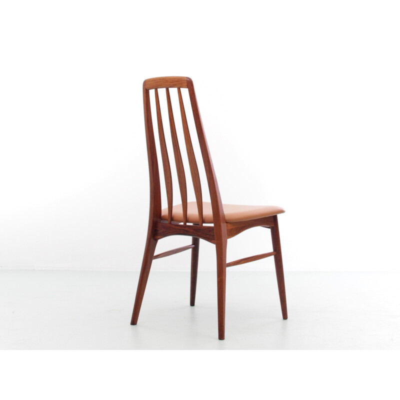 Set of 4 vintage rosewood chairs model "Eva" by Niels Koefoed, 1964