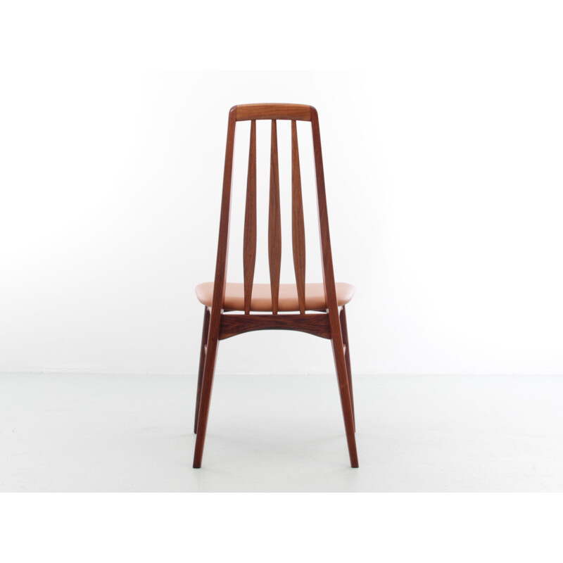 Satz von 4 Vintage-Stühlen aus Palisanderholz Modell "Eva" von Niels Koefoed, 1964