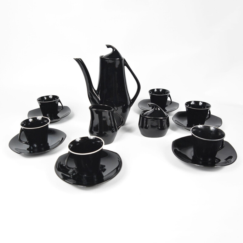 Vintage Iza coffee service set by J. Wrzesień for Chodzież, 1960s