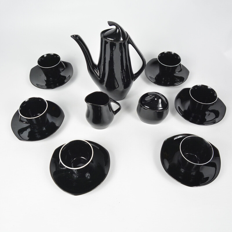 Vintage Iza coffee service set by J. Wrzesień for Chodzież, 1960s