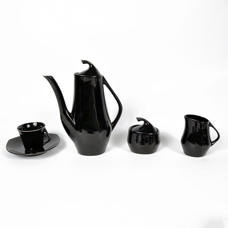 Vintage Iza coffee service set by J. Wrzesień for Chodzież, 1960s