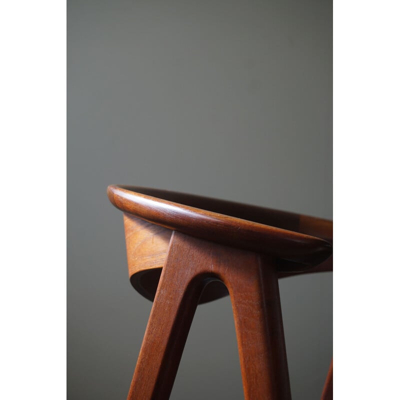 Mid-century armchair in teak model 52 by Erik Kirkegaard for Høng, Denmark 1960s