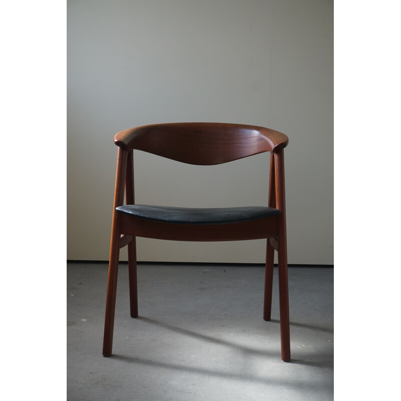 Mid-century armchair in teak model 52 by Erik Kirkegaard for Høng, Denmark 1960s