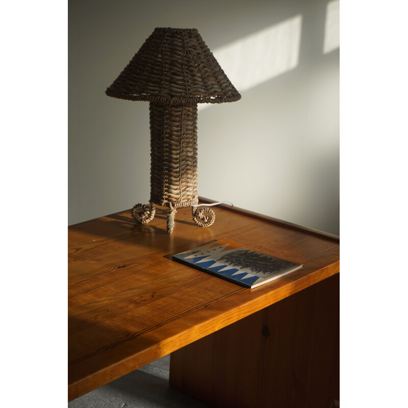 Scandinavian vintage pine freestanding desk by Oregon, 1960s