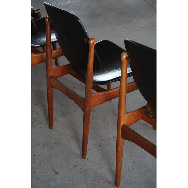 Set of 5 modern vintage dining chairs by Arne Vodder for France & Søn, 1960s