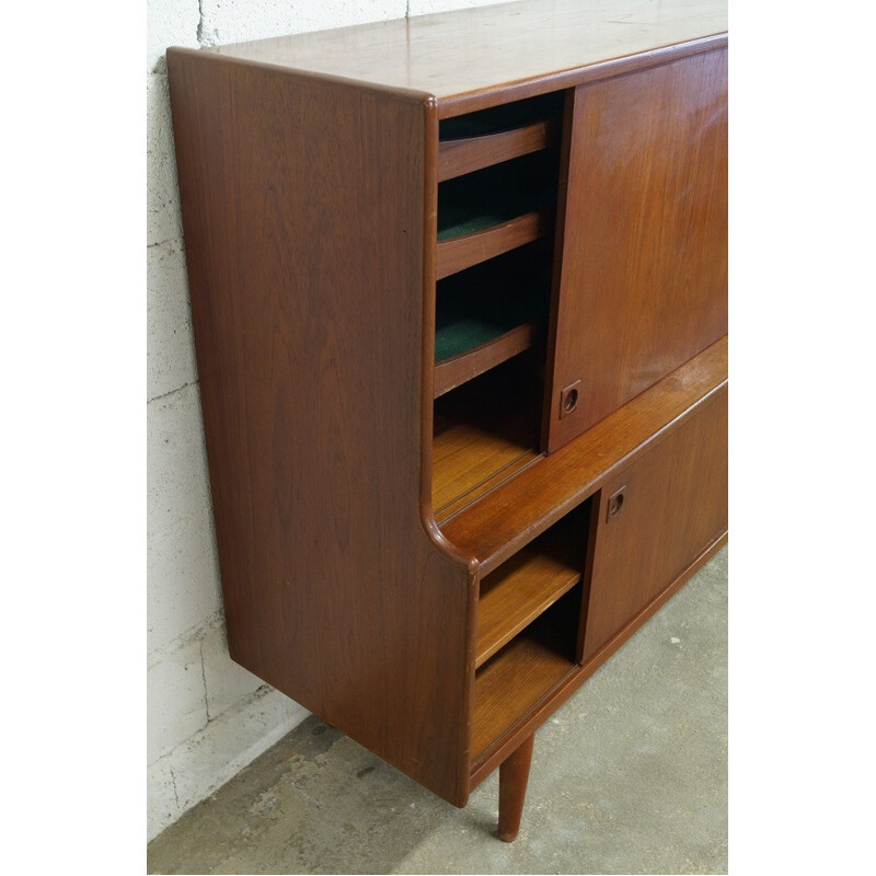 High teak sideboard, Johannes ANDERSEN - 1960s