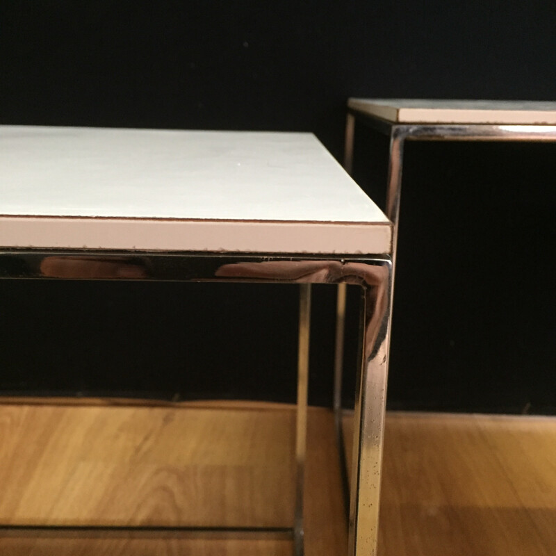 Set of 3 PK 71 coffee tables, Poul KJAERHOLM - 1950s