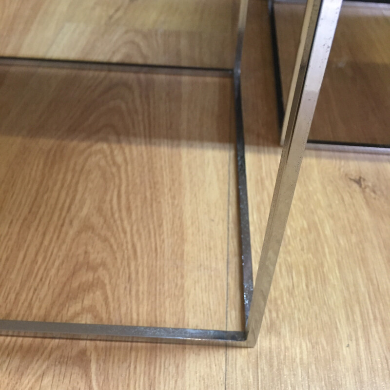 Set of 3 PK 71 coffee tables, Poul KJAERHOLM - 1950s