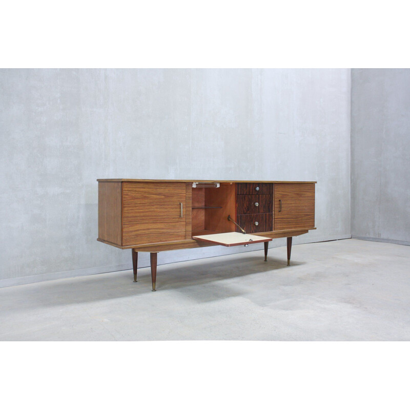 Vintage formica sideboard, UK 1950s