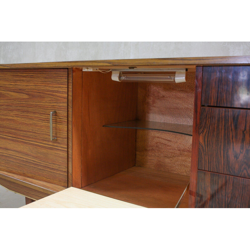 Aparador de formica vintage, Reino Unido 1950