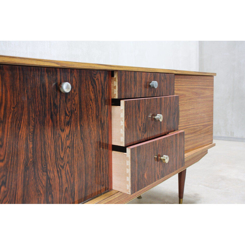 Vintage formica sideboard, UK 1950s