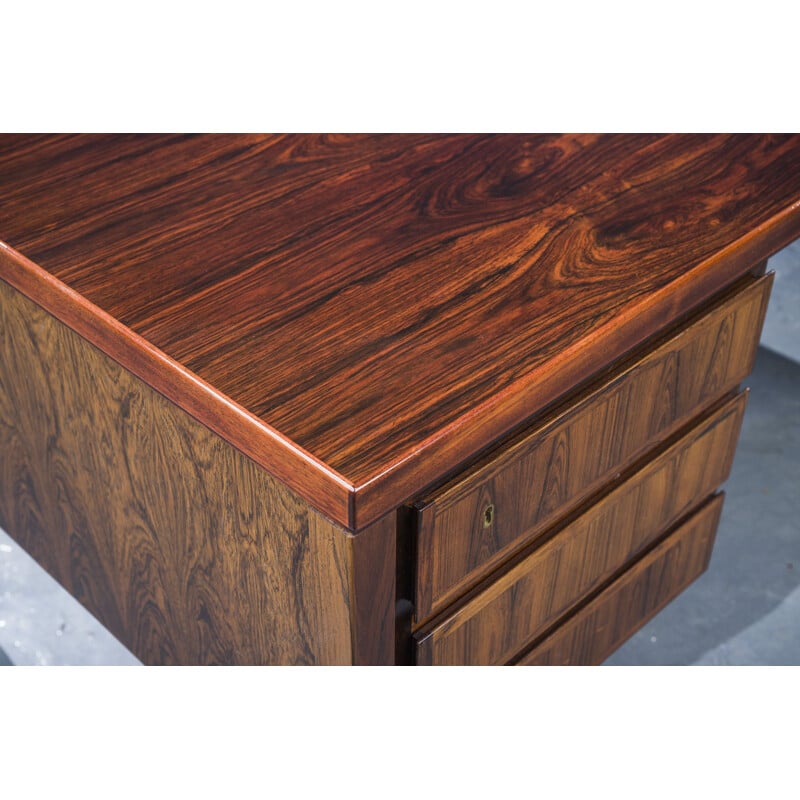 Vintage rosewood model 77 desk by Omann Jun, 1960s